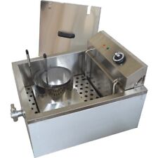 Stainless Steel Funnel Cake Mold Commercial Deep Fryer With 2 Ring Molds