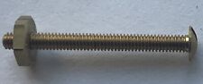 Brass Binding Slotted Machine Screws And Nuts 1-72 X 34 24 Pcs New Model R.r.