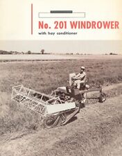Ih International Mccormick No. 201 Windrower Hay Conditioner Swather Brochure