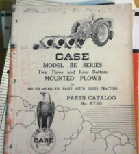 Case Model Be Series 234 Bottom Mounted Plows Parts Catalog No. A735