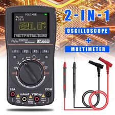 Lm2020 2 In 1 Channel Handheld Oscilloscope Multimeter 1mhz 2.5 Msps Dcac Test