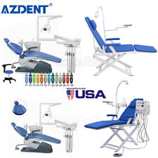 Dental Unit Chair Computer Controlled Dc Motor Hard Leather Dentist Stool
