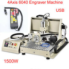 4 Axis 6cnc 1500w 040 Router Engraver Drilling Milling Machine Controller Usb