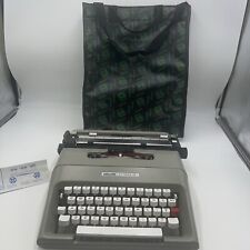 1970s Olivetti Lettera 35l Typewriter Nom-354-i With Bag