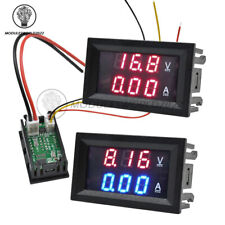 Dc 100v 50a Voltmeter Ammeter Amp Dual Voltage Meter Gauge Digital Led Shunt