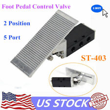 Foot Pedal Operated Control Valve 2 Position 5 Way G38 Air Pneumatic Switch