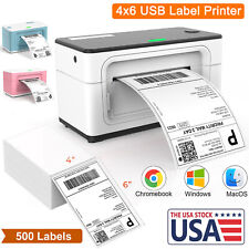 Munbyn Thermal Shipping Label Printer Usb 4x6 Barcode Labels For Usps Ups Fedex