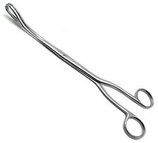 Foerster Sponge Forceps 9.5 Curved Serrated Jaws Surgical Premium Instruments