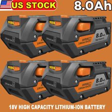 1-4pack 8.0ah For Ridgid 18v Battery R840087 R840083 R840085 R840084 Power Tool