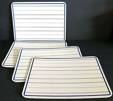 Dry-erase White Lap Boards Students Ruled Teach Alphabet Learn Cursive Writing