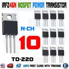 10pcs Irfz46n Irfz46 Power Mosfet Transistor Hexfet 53a 55v Fast Switching Ir