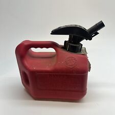 Blitz 1 Gallon 4oz Gas Fuel Can Self Venting Fixed Spout Pre-ban Vintage