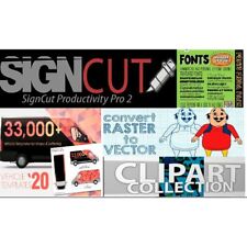 Sign Cut Pro 2 Sign Making Vinyl Cutting For Windows Laptops And Pc - Dvd