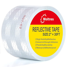 Dot-c2 Reflective Tapewhite Silver 2inch X30 Feet Waterproof Conspicuity Safety