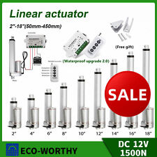 Eco-worthy 2-18 Inch Stroke Linear Actuator 1500n330lbs Pound 12v Dc Motor