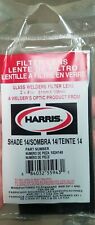Harris Glass Welders Filter Lens 1024140 2x4 14 51mmx108mm Shade 14 Qty.1