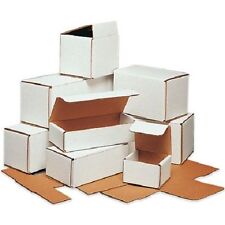100 -9 X 3 X 3 White Corrugated Shipping Mailer Packing Box Boxes