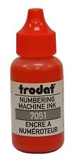 Red Trodat Numbering Machine Stamp Refill Ink 1oz Bottle