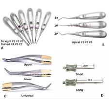 Dental Tooth Extraction Forceps Pliers Elevator Apical Root Tip Extractor Drills