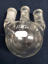 Pyrex Glass 250 Ml Reaction Vessel Round Bottom Flask 3-neck 2440
