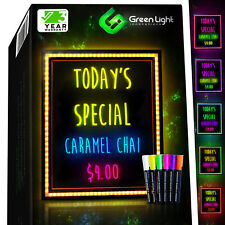Led Message Board With Markers Instant Impact For Your Daily Specials And Noti