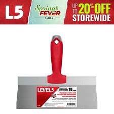 Level5 10 Drywall Taping Knife - Stainless Steel Composite Handle 5-520