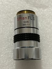 For Parts Olympus Microscope Objective Splan Fl 1x 160