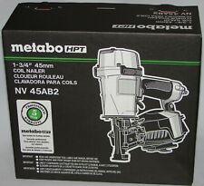 Metabo Hpt Nv45ab2m Nail Gun Uses Standard Coil Roofing Nails 78 In. To 1-34
