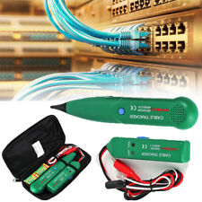 Network Rj11 Line Finder Cable Tracker Tester Toner Electric Wire Tracer W Bag