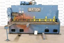 Bertsch 500 Series 10 X 14 Hydraulic Power Squaring Shear