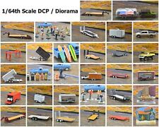 Car Hauler Flat Bed Trailer Tow Hitch 164 Scale Dcp Diorama Diecast Model Auto
