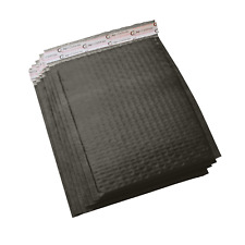 Airndefense 100 5 10.5x16 Black Poly Bubble Mailers Shipping Padded Envelope