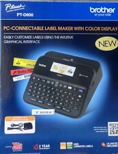 Brother Printer Ptd600 Pc Connectible Label Maker - Black