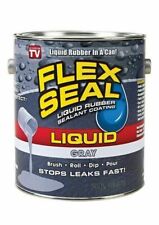 Flex Seal Lfsgryr01 One Gallon Gray Liquid Rubber Sealant Coating