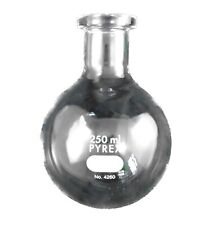 Pyrex 250ml Short Ring Neck Boiling Flask Round Bottom 4260-250 1cs