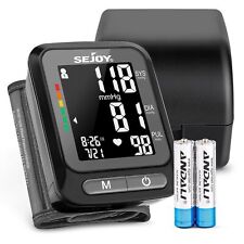 Digital Wrist Blood Pressure Monitor Automatic Bp Machine Heart Rate Detection