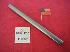 1 X 12 Drill Rod 0-1 Tool Steel Precision Ground 1.000 Machinist