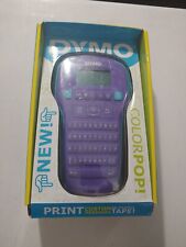 Dymo 2056108 Purple Portable Handheld Wireless Colorpop Color Label Maker W Cart