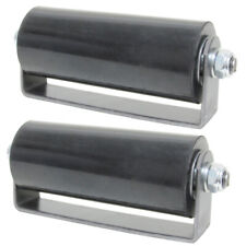 6 Sliding Gate Guide Roller Hard Rubber Roller With Removable Axle Bolt Pair