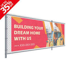Anley Custom Mesh Banners Personalized Banner Print Your Own Logo Image