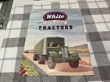 1949 White Motor Super Power Tractors Semi Tractor Truck Brochure Wc Series
