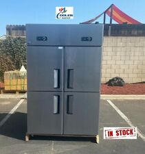 New Four Door Commercial Freezer Reach In Solid Door W47 X D27 X H74