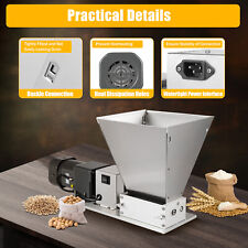 110v Electric Grinder Mill Grain Corn Wheat Feedflour Dry Wet Cereal Machine