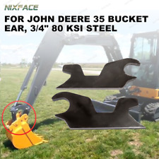 For John Deere 27 35 D C G Zts 110 Tlb Quick Change Bucket Attachment Ears 35