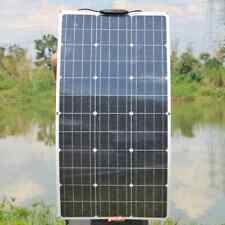 100w Watt Flexible Solar Panel 12v Mono Home Rv Rooftop Camping Off-grid Power