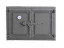 Cast Iron Fire Door Bread Oven Door Smoke House Fireplace 480x335mm With Therm.