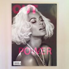 May 2014 Out Magazine Power Beyonce Illustrated Cover Blonde Gay Agenda Lgbtq