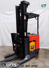 Toyota 6bru18 Standup Electric Reach Truck Forklifts 240 Mast Low Hours