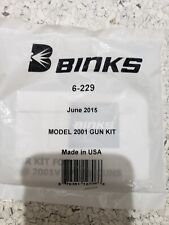 Binks 6-229 Spray Gun Repair Kit