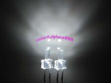 20pcs 2mm White Flat Top Water Clear Led Diodes 12000mcd Bright Leds Light New
